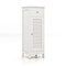 MDF Freestanding Bathroom Cabinet with Adjustable Shelf, Drawer and Shutter Door